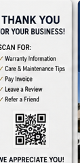 Contractor / Home-Service Leave-Behind