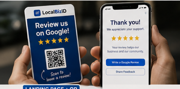 Landing Page + QR